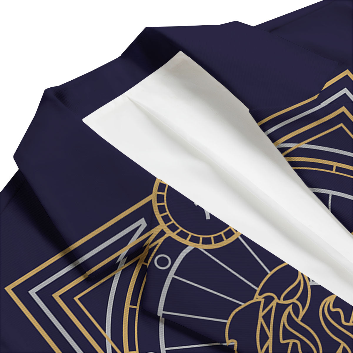 Signs Astrological And Pisces Print Men's Blazer-grizzshop