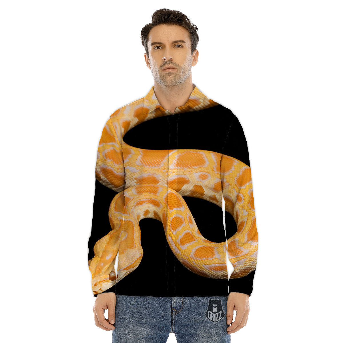 Signs Astrological And Pisces Print Men's Dress Shirts-grizzshop