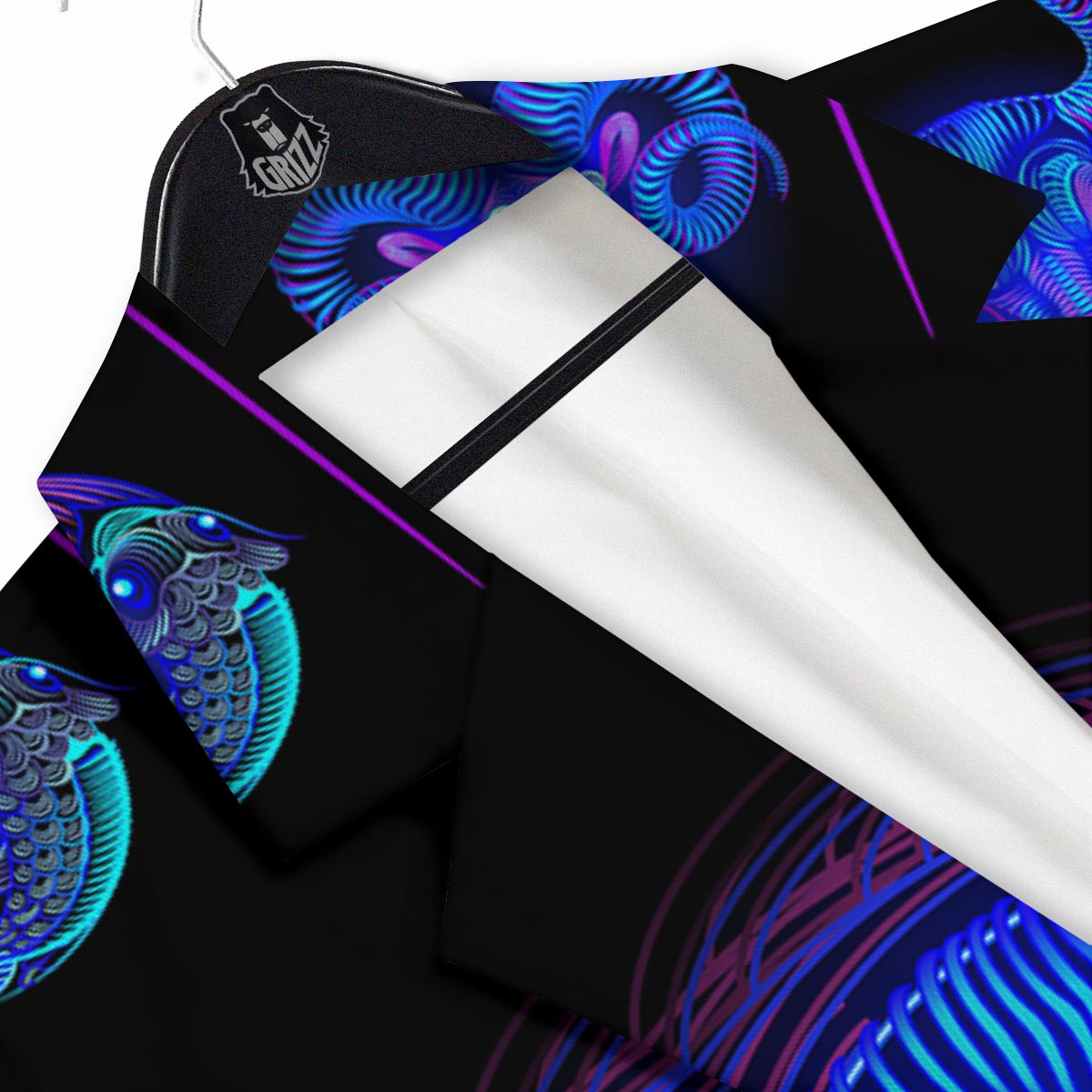 Signs Astrological And Taurus Print Men's Sport Coat-grizzshop