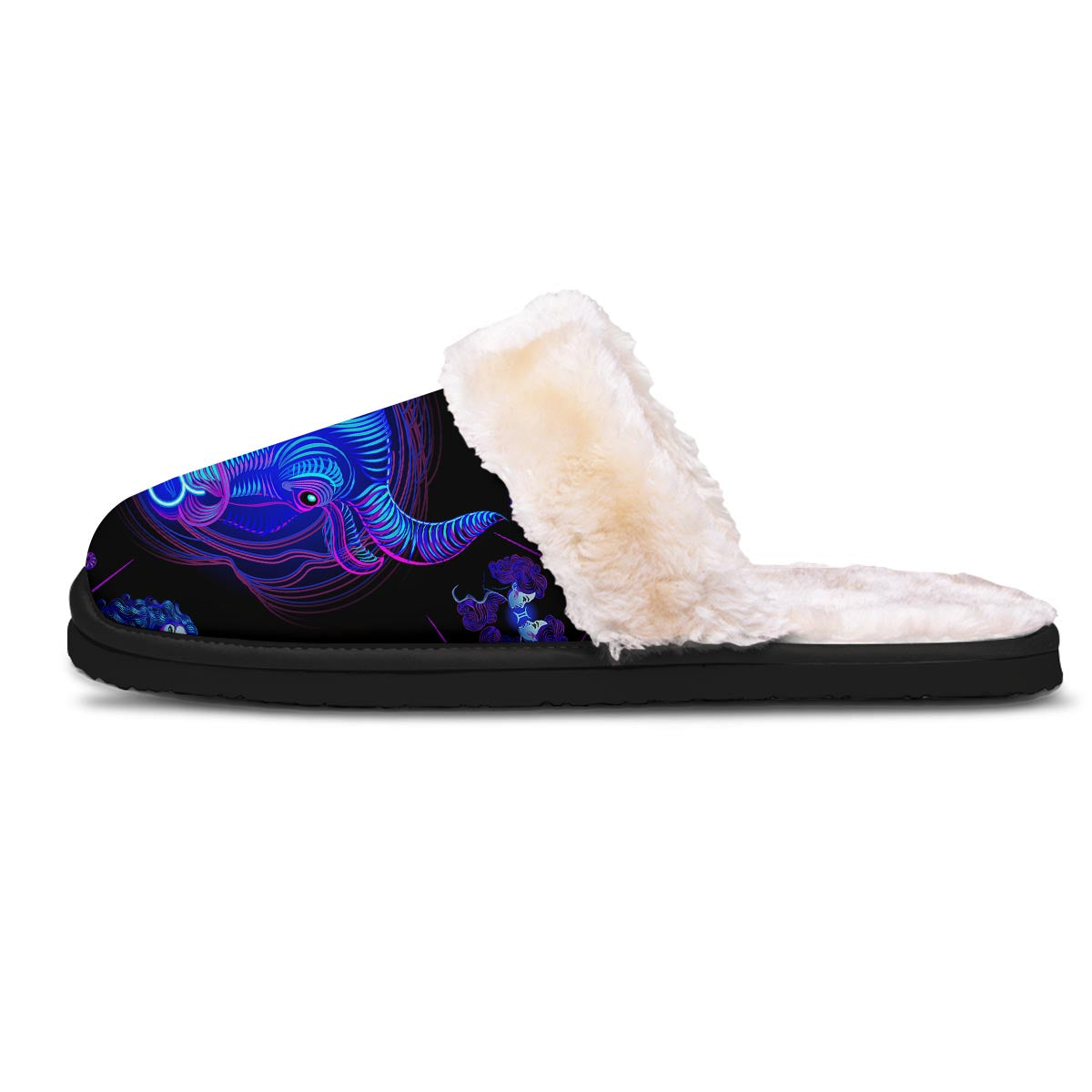 Signs Astrological And Taurus Print Slippers-grizzshop
