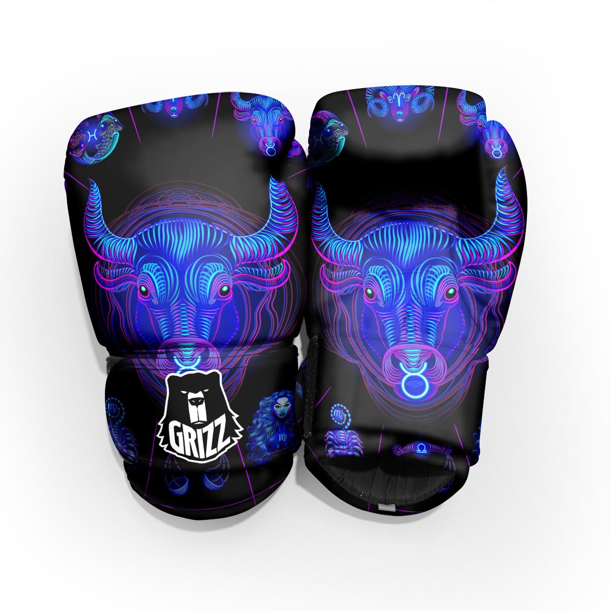 Signs Astrological And Taurus Print Pro Boxing Glove