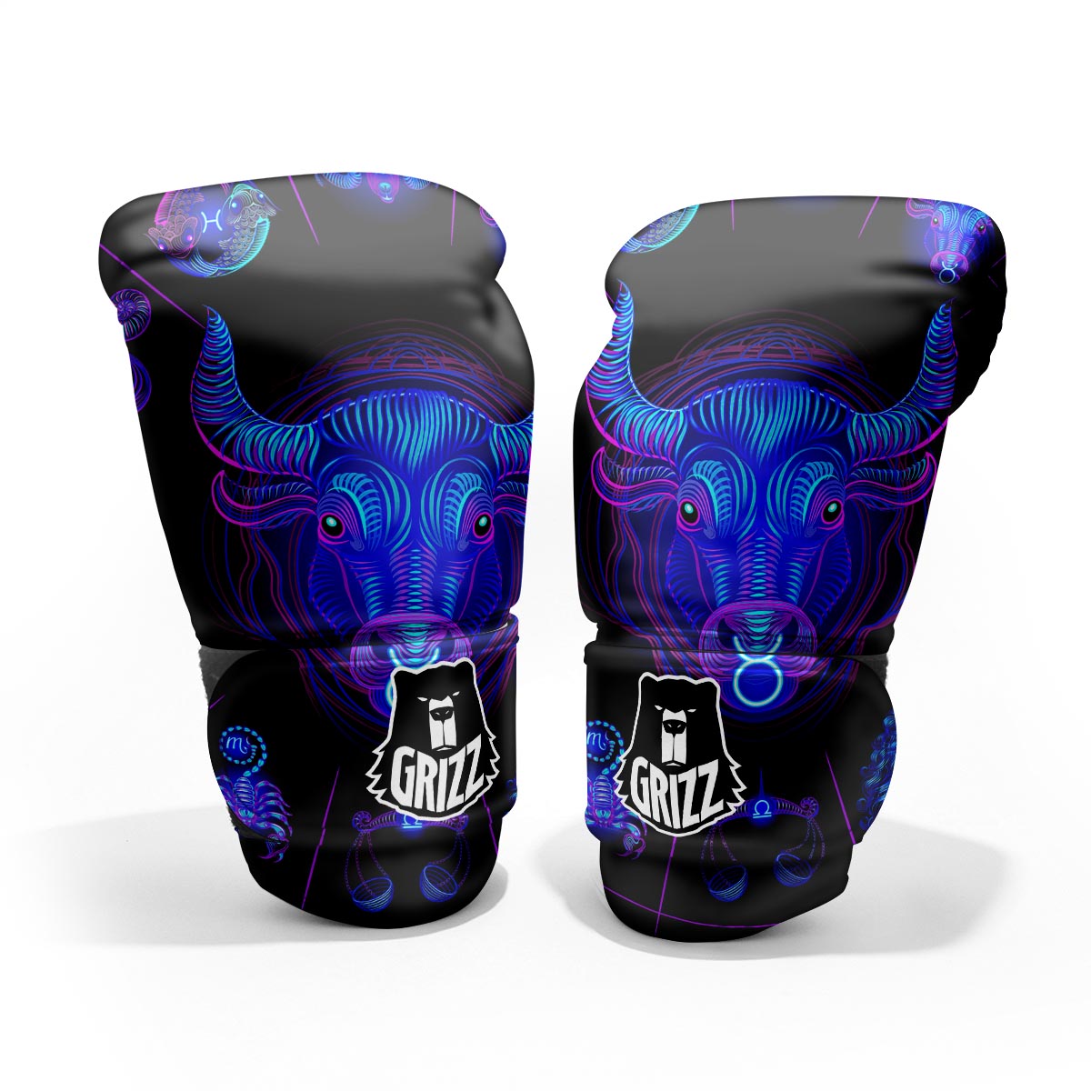 Signs Astrological And Taurus Print Pro Boxing Glove