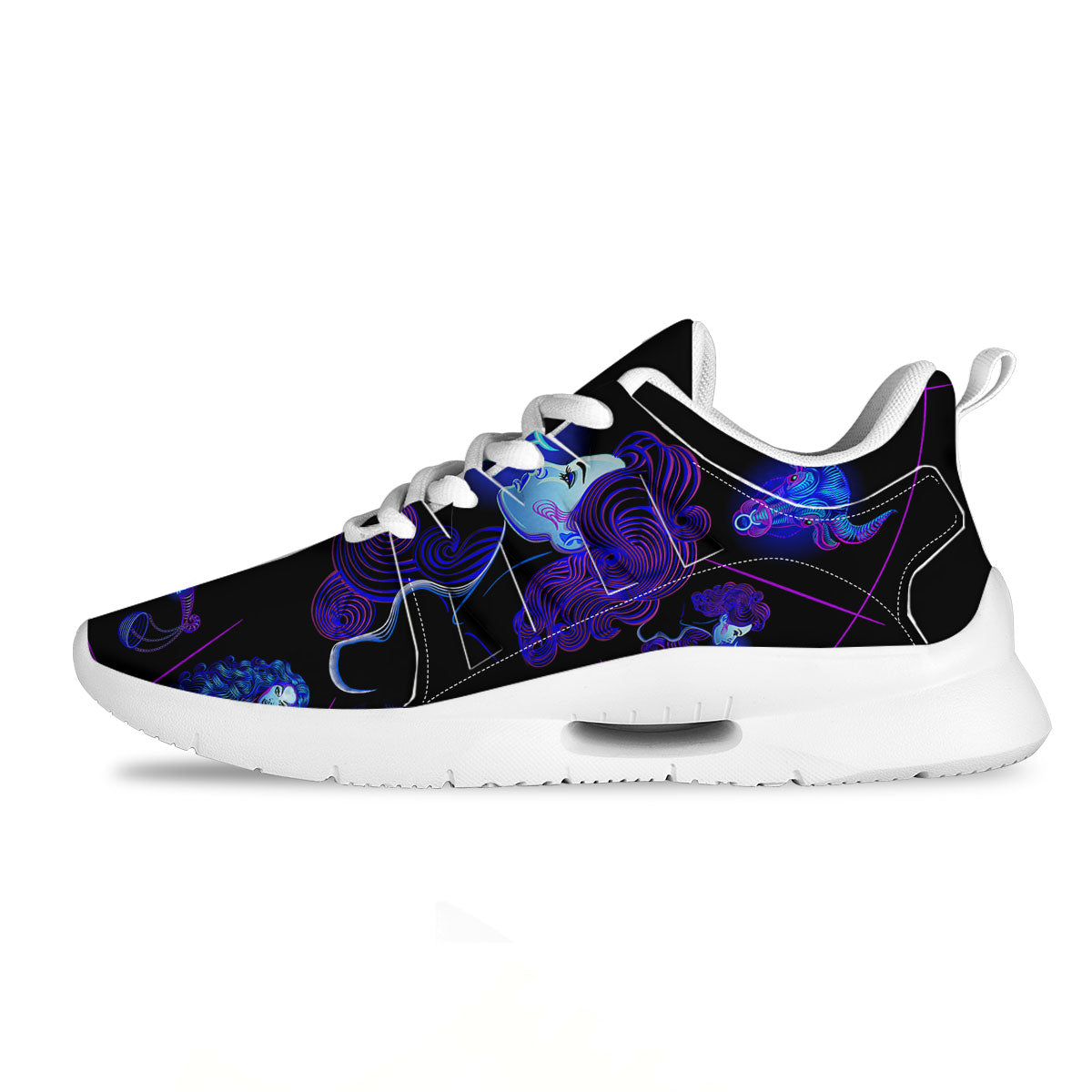 Signs Astrological And Virgo Print Tennis Shoes-grizzshop