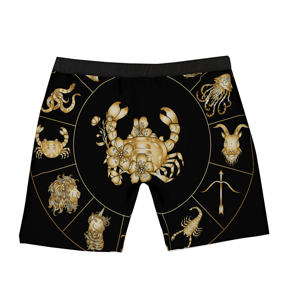 Signs Astrological And Cancer Print Boxer Briefs