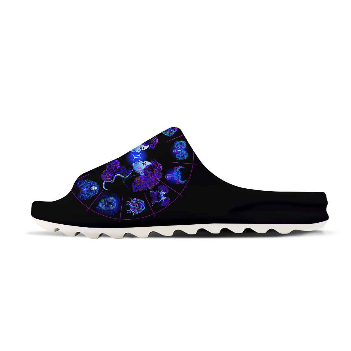Signs Astrological And Gemini Print Sandals-grizzshop