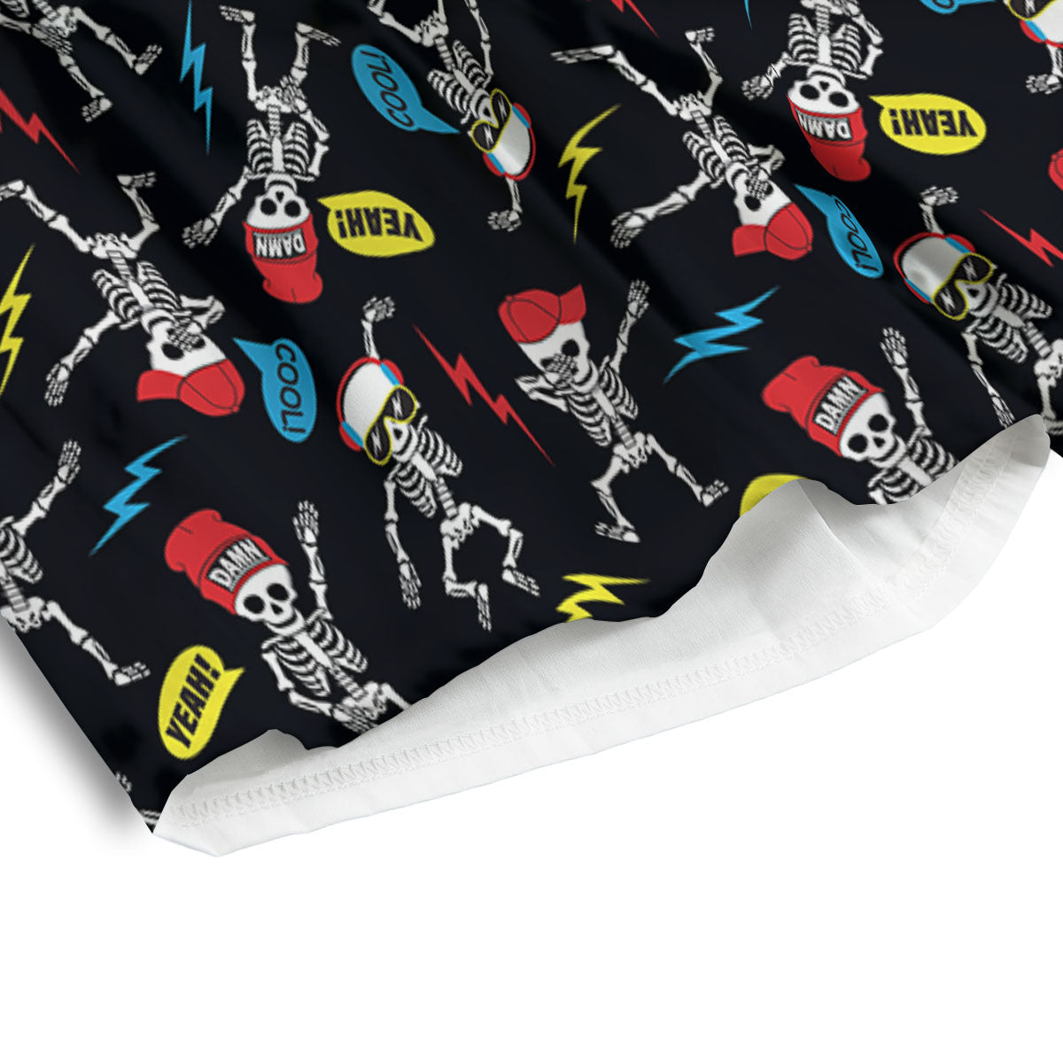 Spider Halloween Print Pattern Men's Athletic Shorts