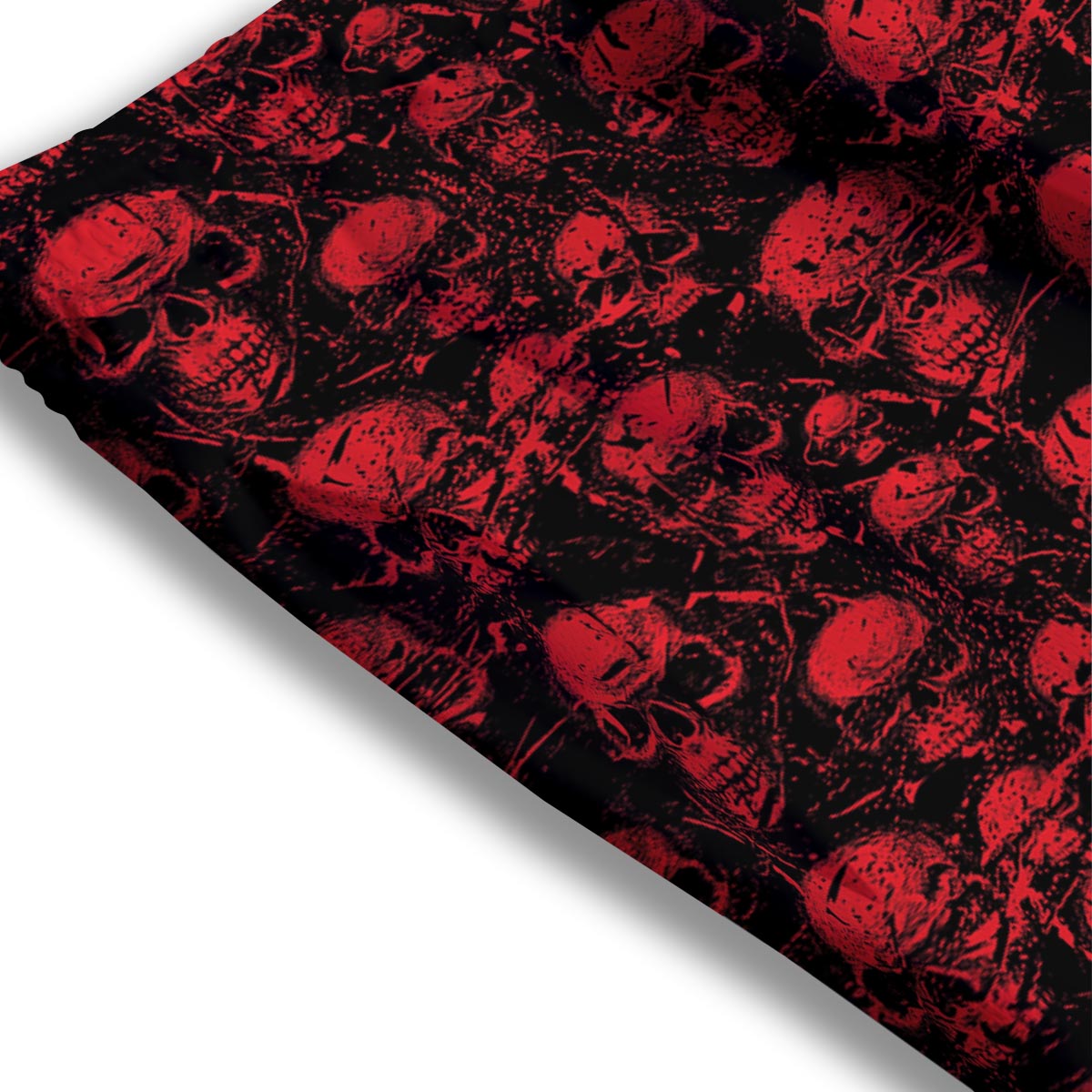 Skeleton Scary Print Pattern Mesh Shorts
