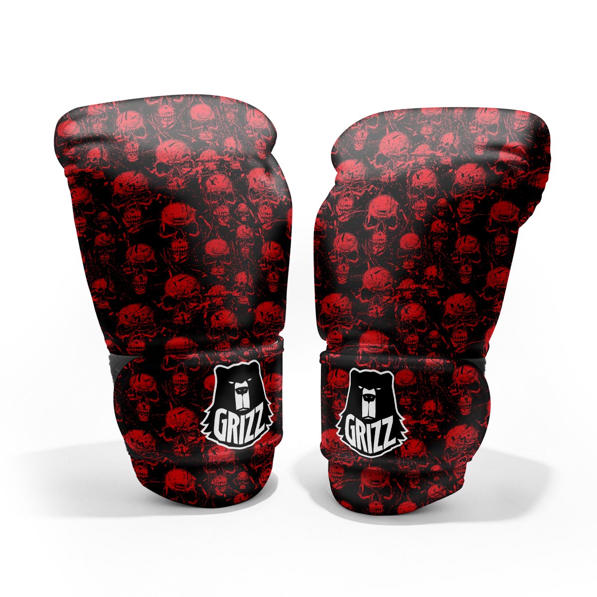 Skeleton Scary Print Pattern Pro Boxing Glove