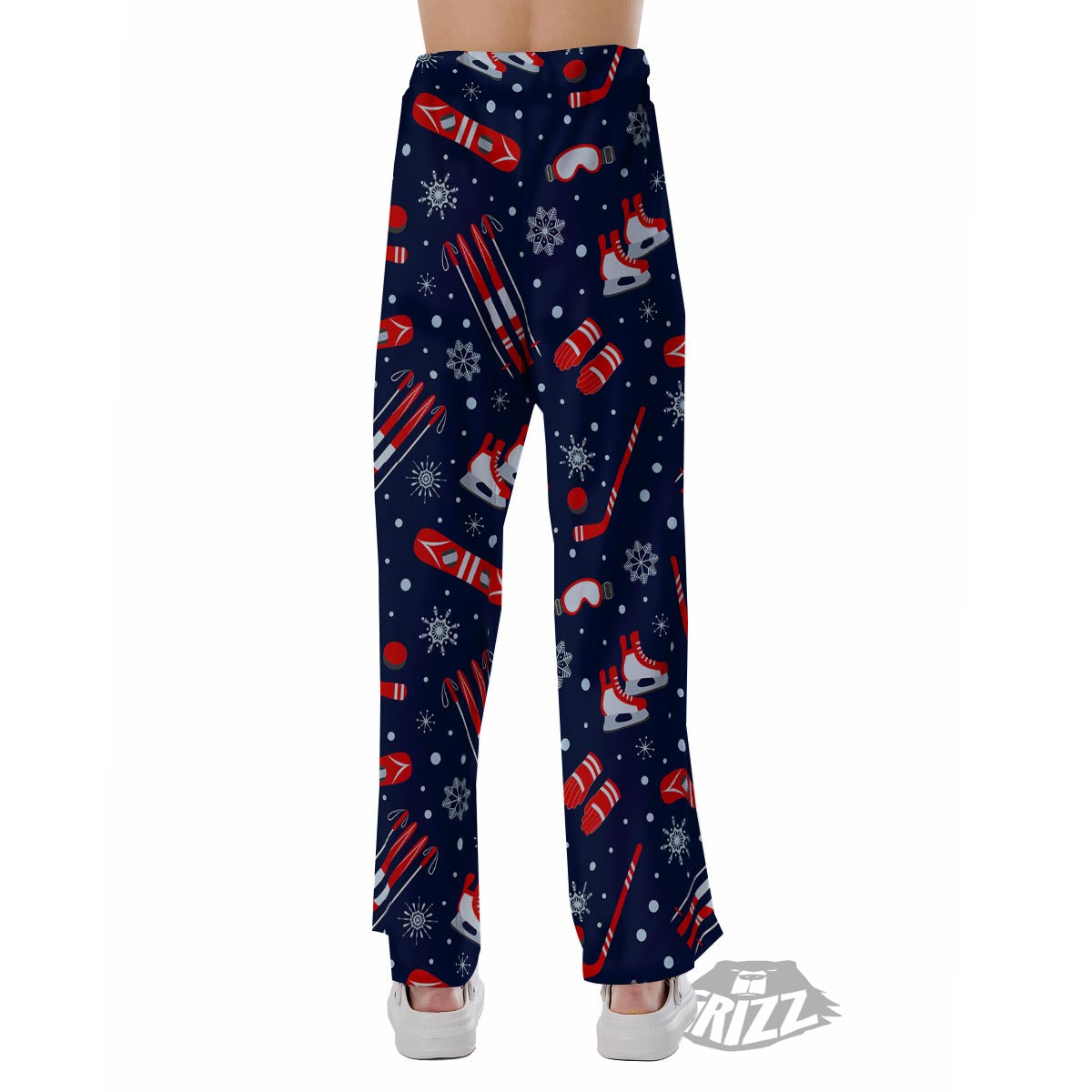 Skiing Equipment Print Pattern Pajama Pants-grizzshop