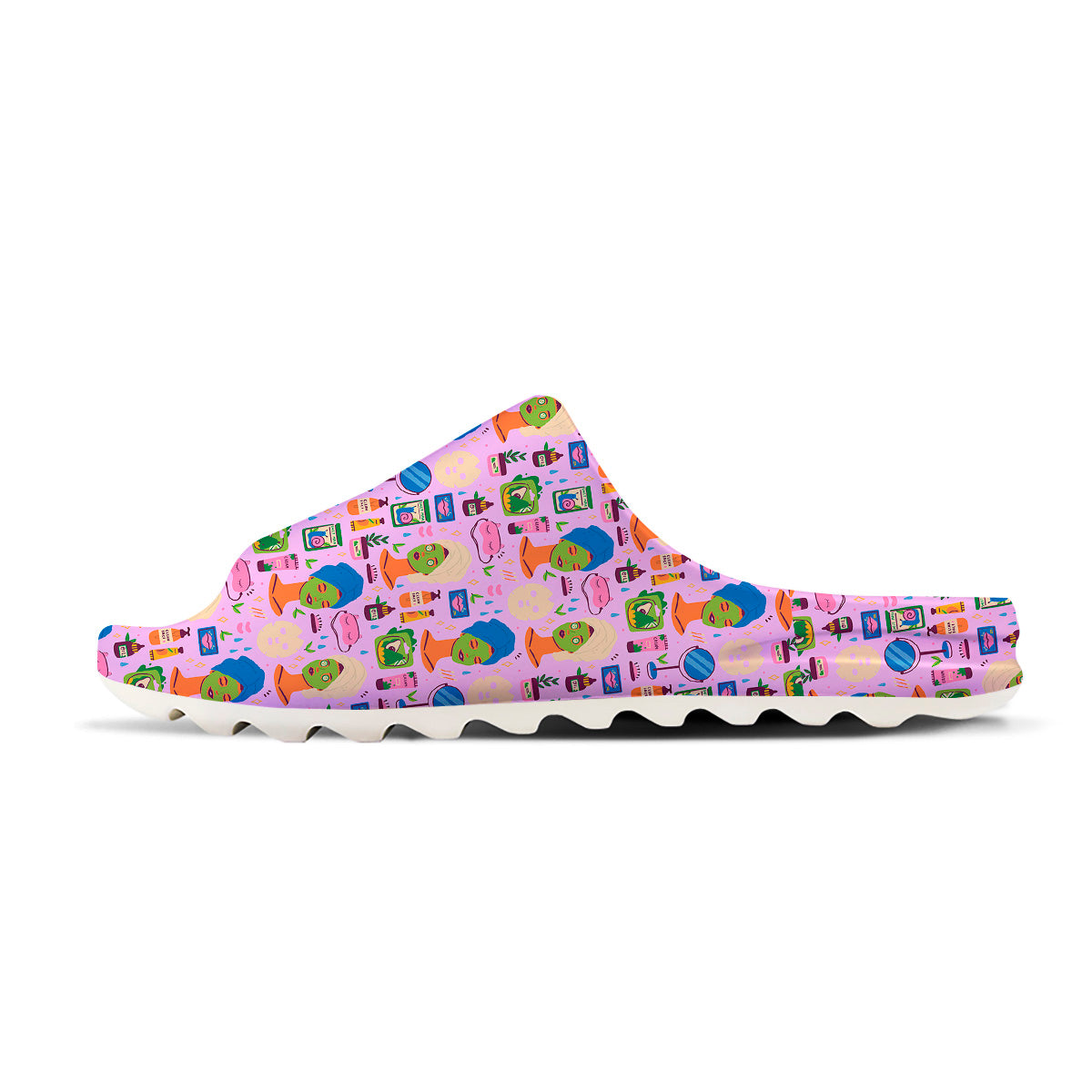 Skin Care And Face Care Print Pattern Sandals-grizzshop