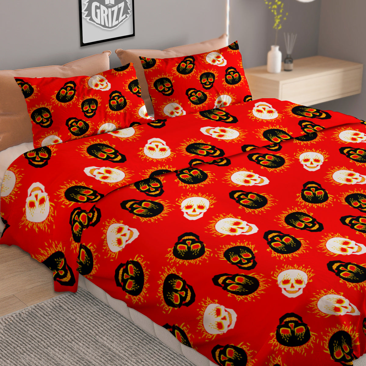 Salad Lettuce Green Print Duvet Cover Bedding Set