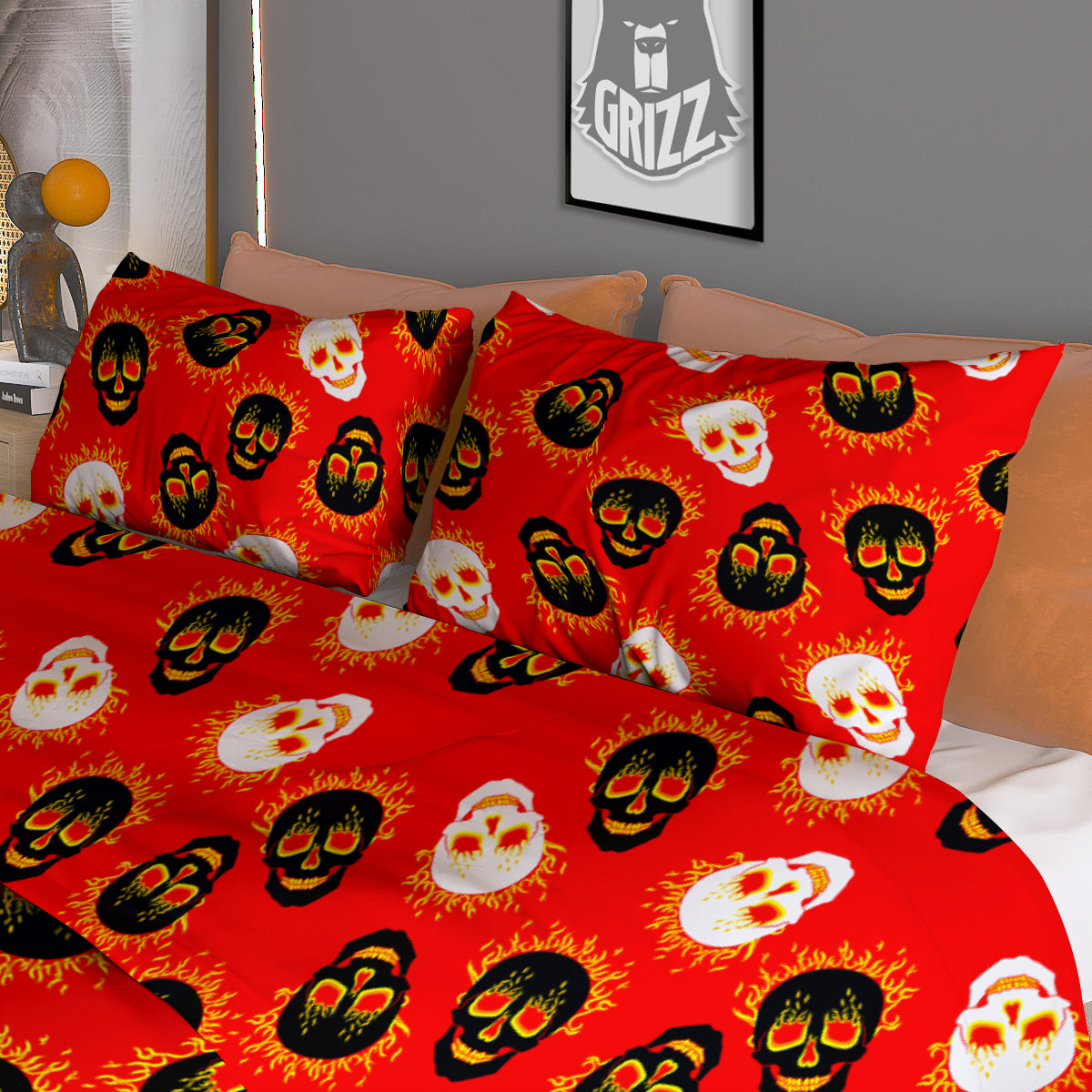 Salad Lettuce Green Print Duvet Cover Bedding Set