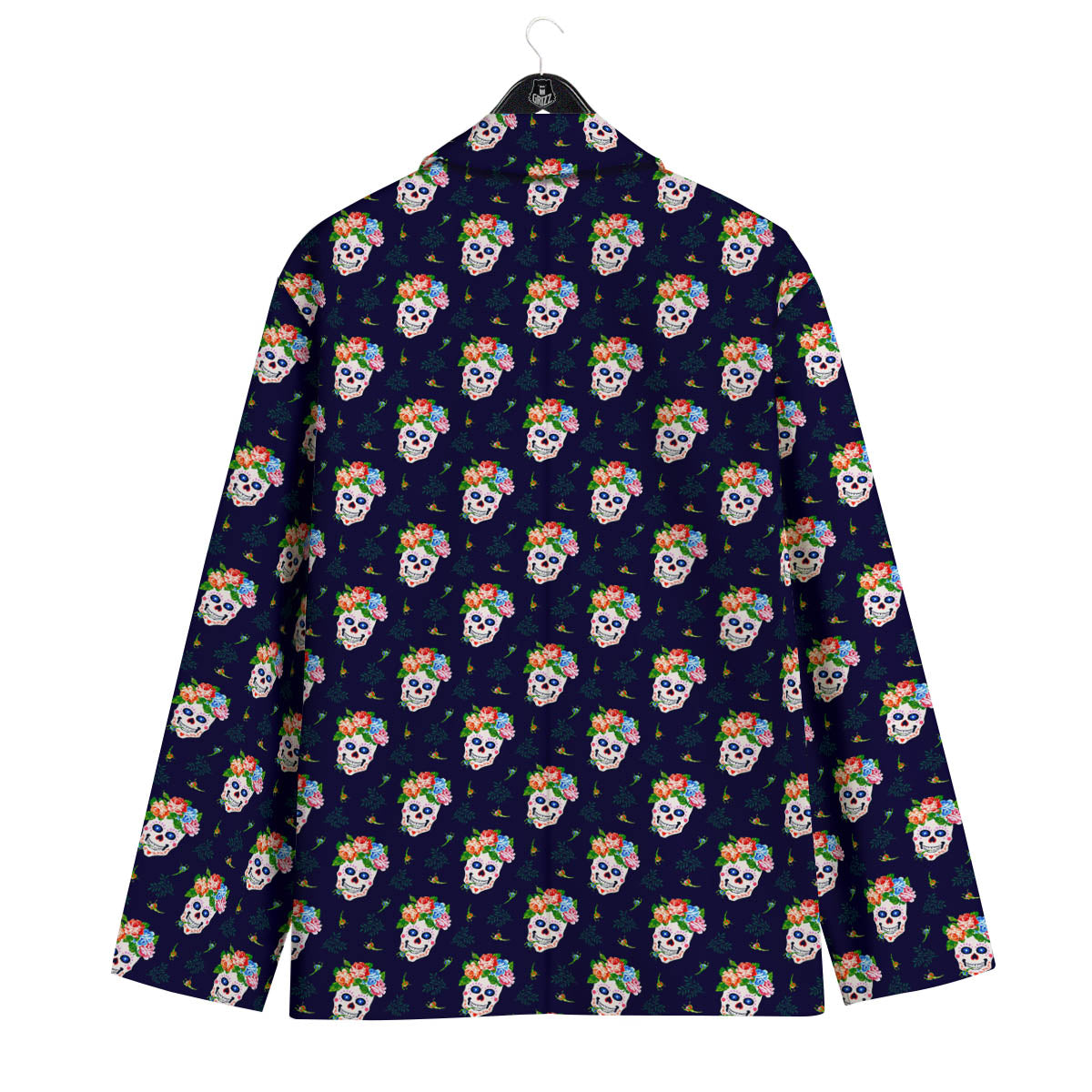 Skull Calavera Girl Print Pattern Men's Sport Coat-grizzshop