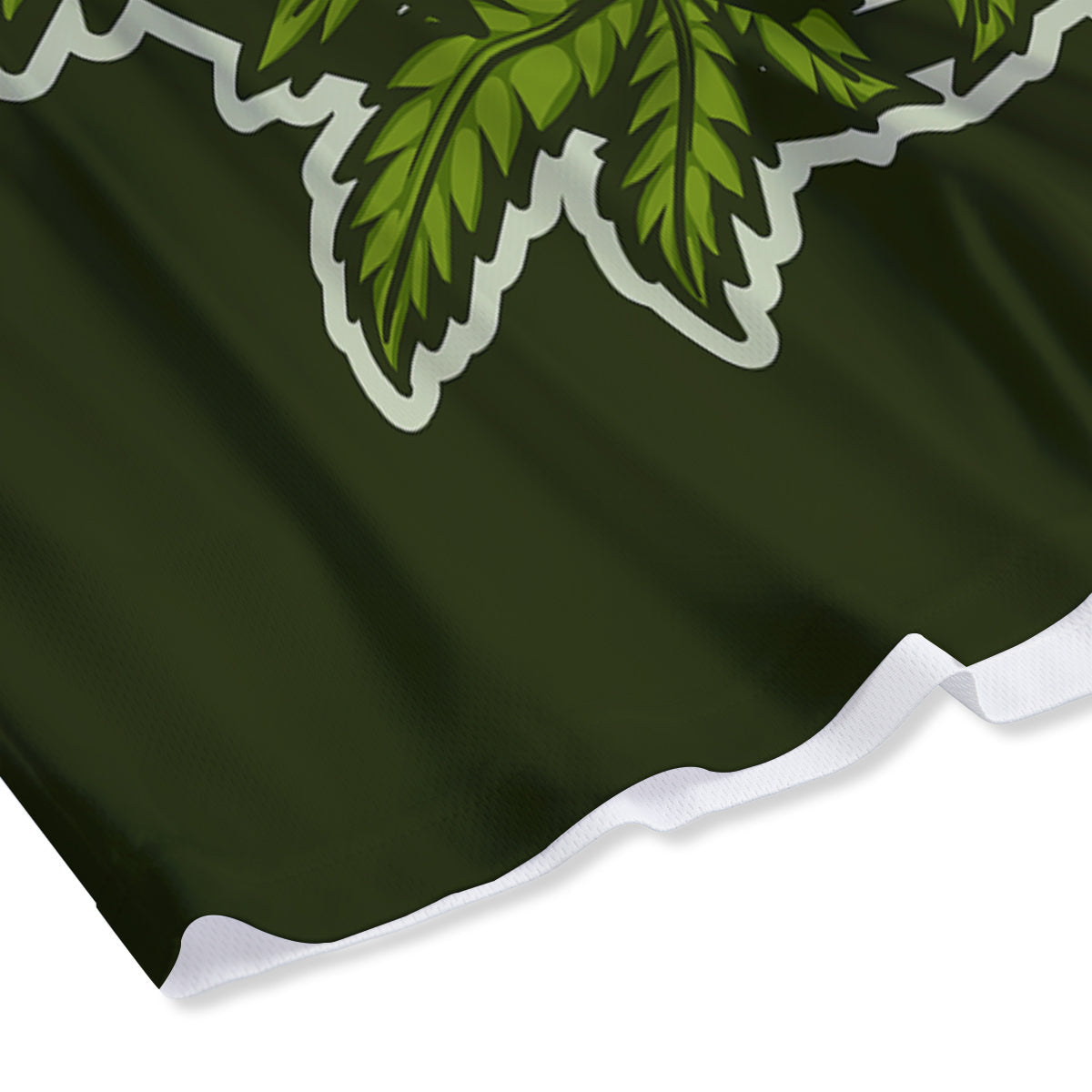 Samurai Ghost Mask Print Pattern Mesh Shorts