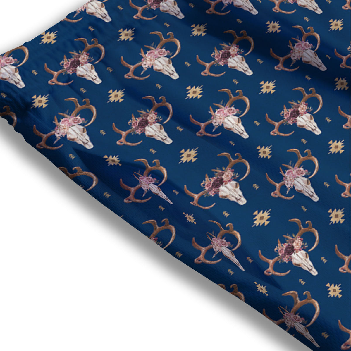 Santa Claus Cute Print Pattern Mesh Shorts