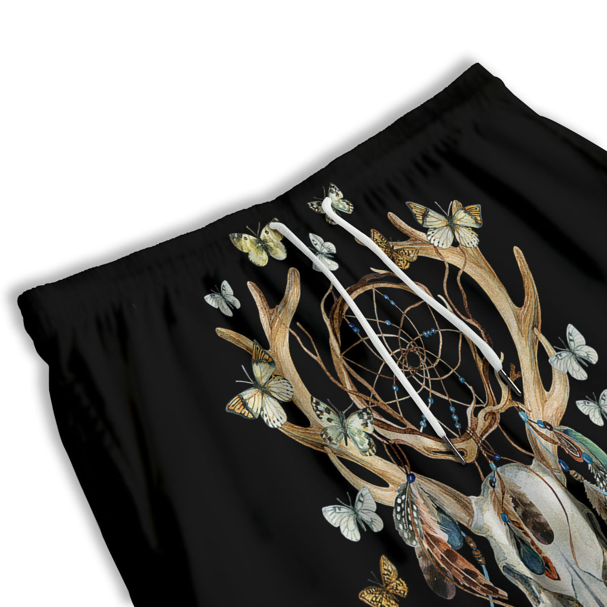Spider Web Halloween Print Men's Athletic Shorts