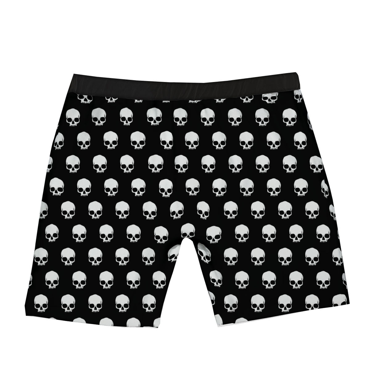 Skull Emo Print Pattern Boxer Briefs-grizzshop