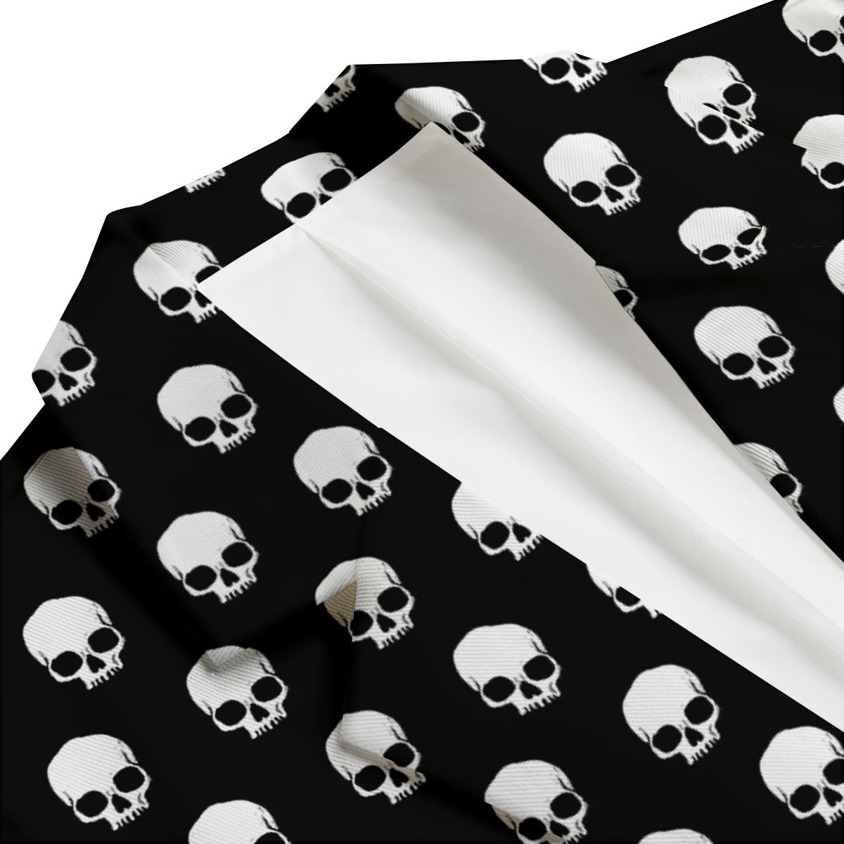 Skull Emo Print Pattern Men's Blazer-grizzshop