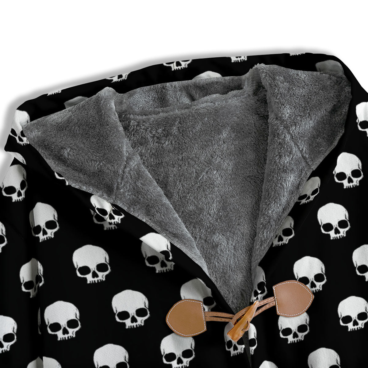 Skull Emo Print Pattern Men's Windbreaker Jacket-grizzshop