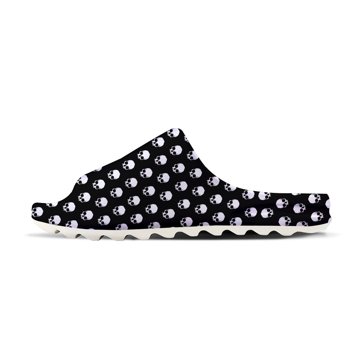 Skull Emo Print Pattern Sandals-grizzshop