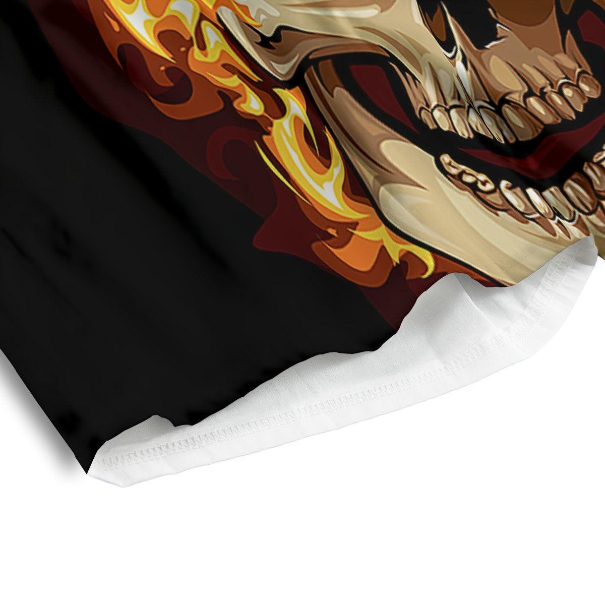 Spiral Halloween Print Men's Athletic Shorts