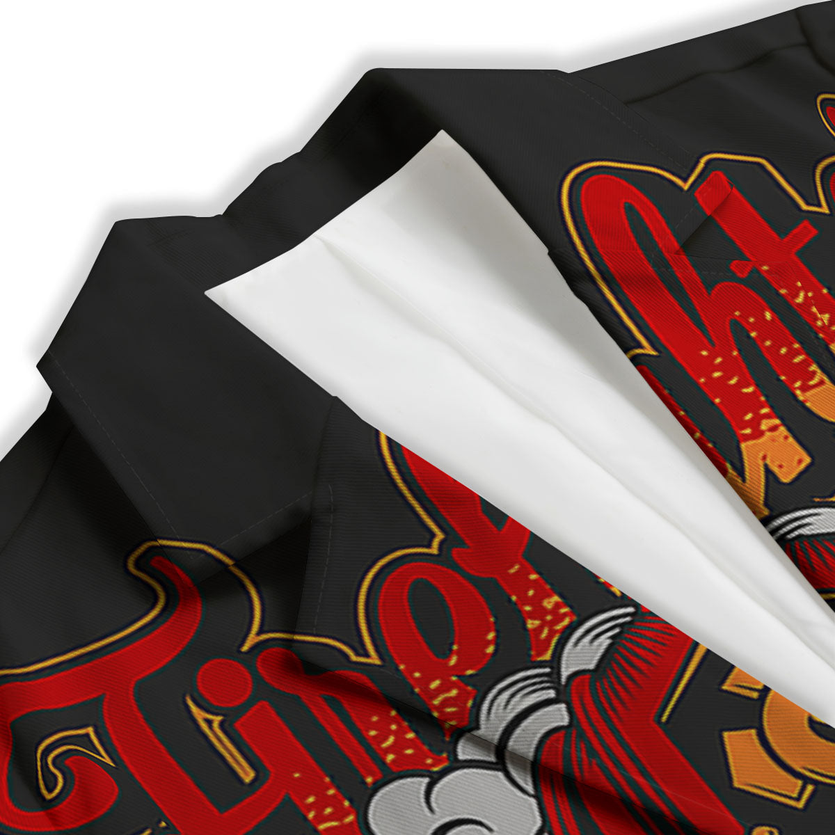 Skull Firefighter Department Print Women's Blazer-grizzshop