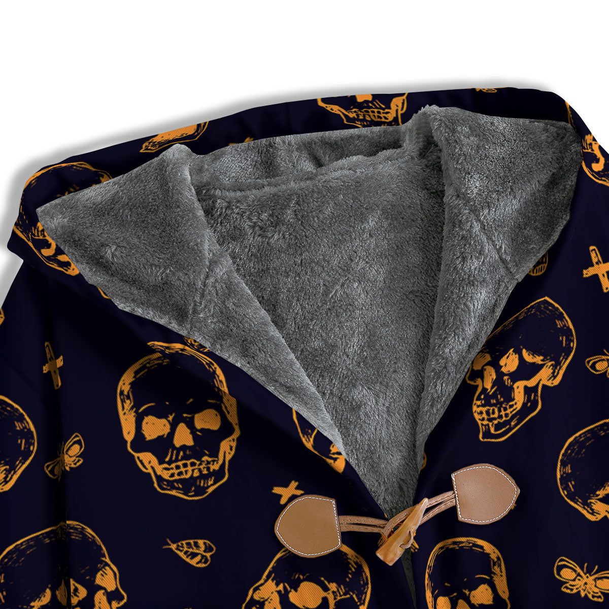 Skull Halloween Print Pattern Men's Windbreaker Jacket-grizzshop