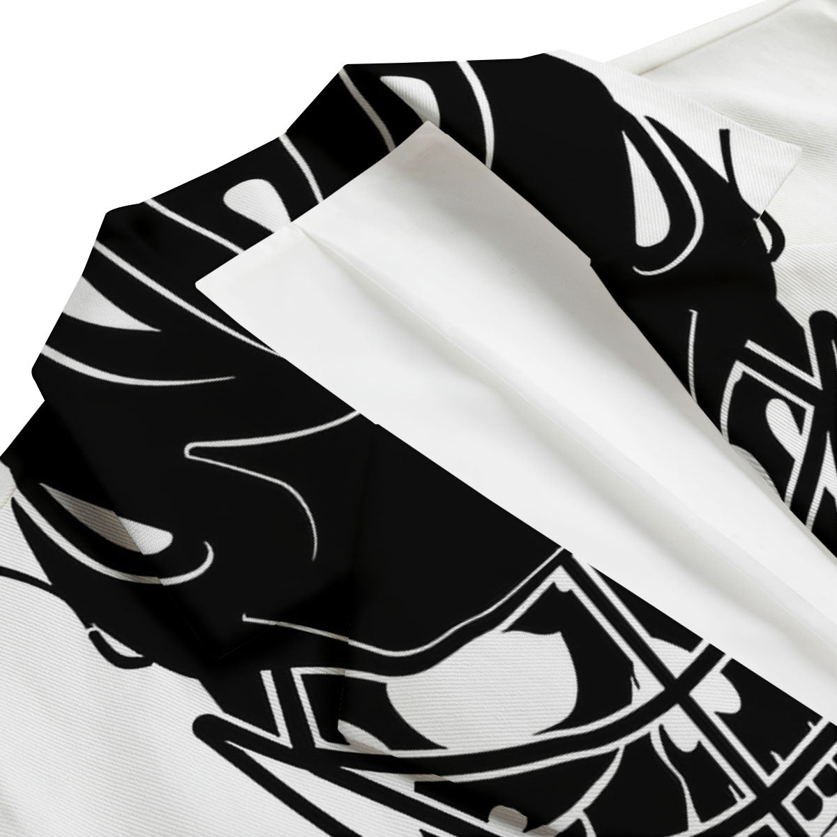 Skull Lacrosse Print Men's Blazer-grizzshop