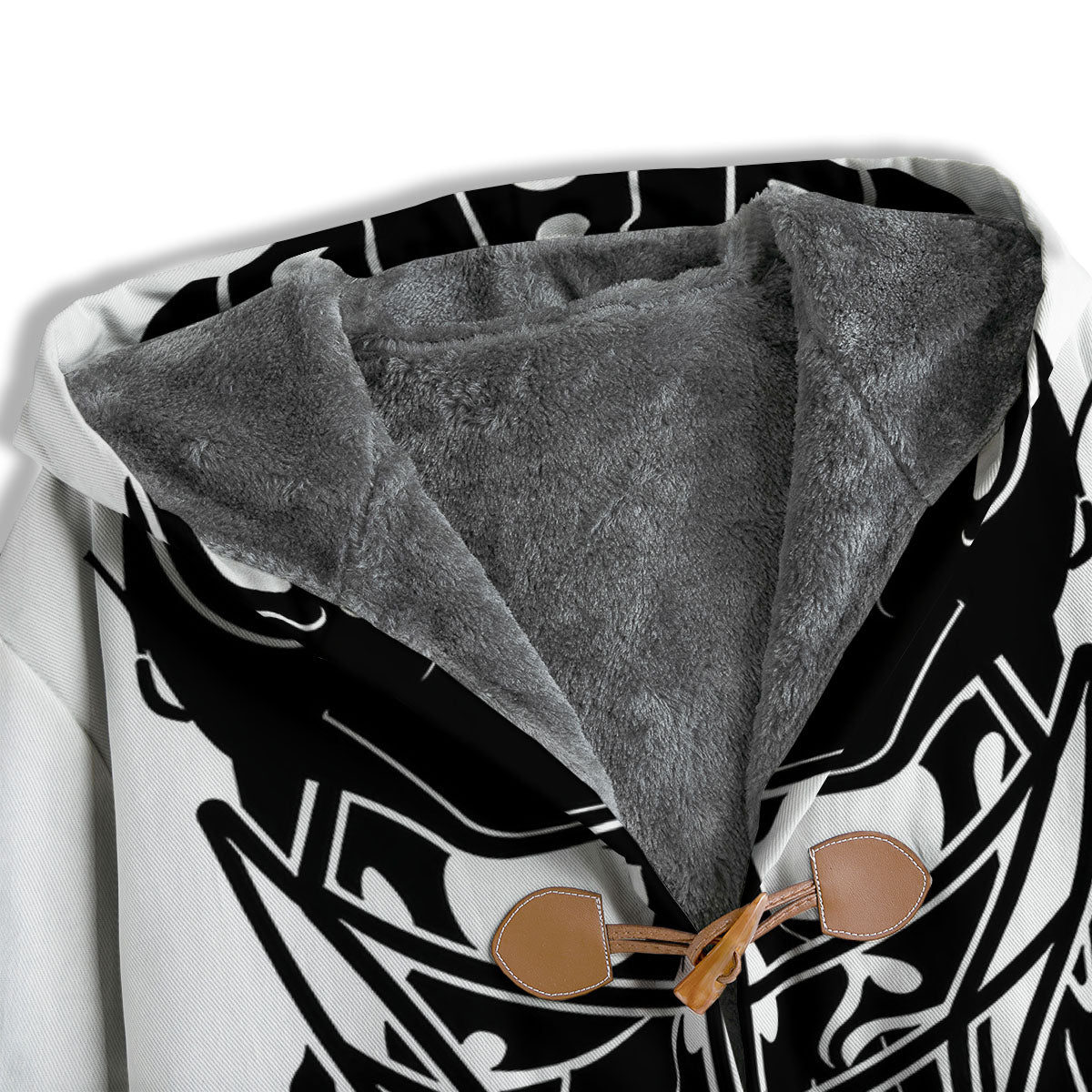 Skull Lacrosse Print Men's Windbreaker Jacket-grizzshop