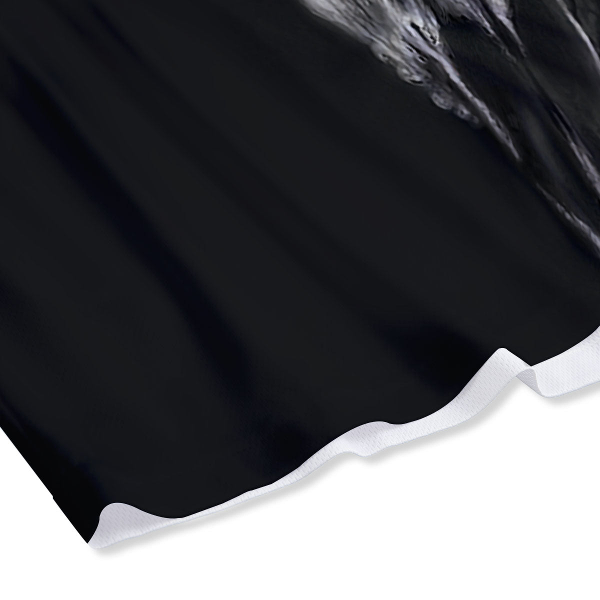 Skull Symbol Satan Goat Print Mesh Shorts