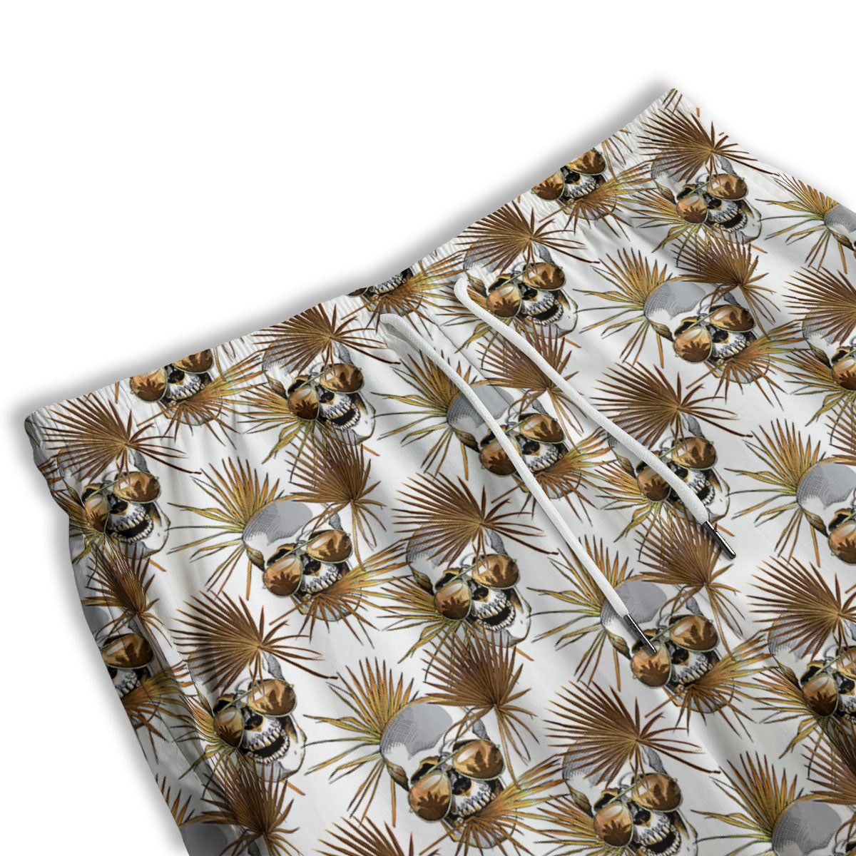 Spiritual Wolf Native American Print Men's Athletic Shorts