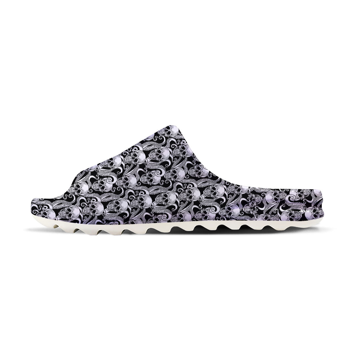 Skull Octopus Tentacles Print Pattern Sandals-grizzshop