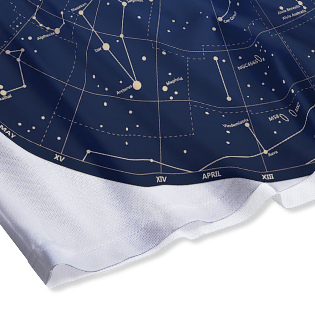 Sky Map Constellation Print Mesh Shorts-grizzshop