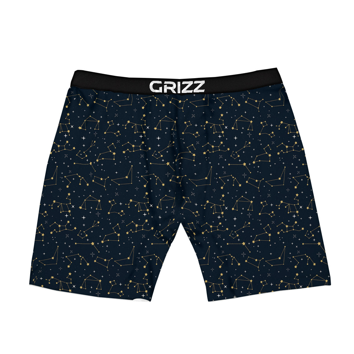 Sky Map Constellation Print Pattern Boxer Briefs-grizzshop
