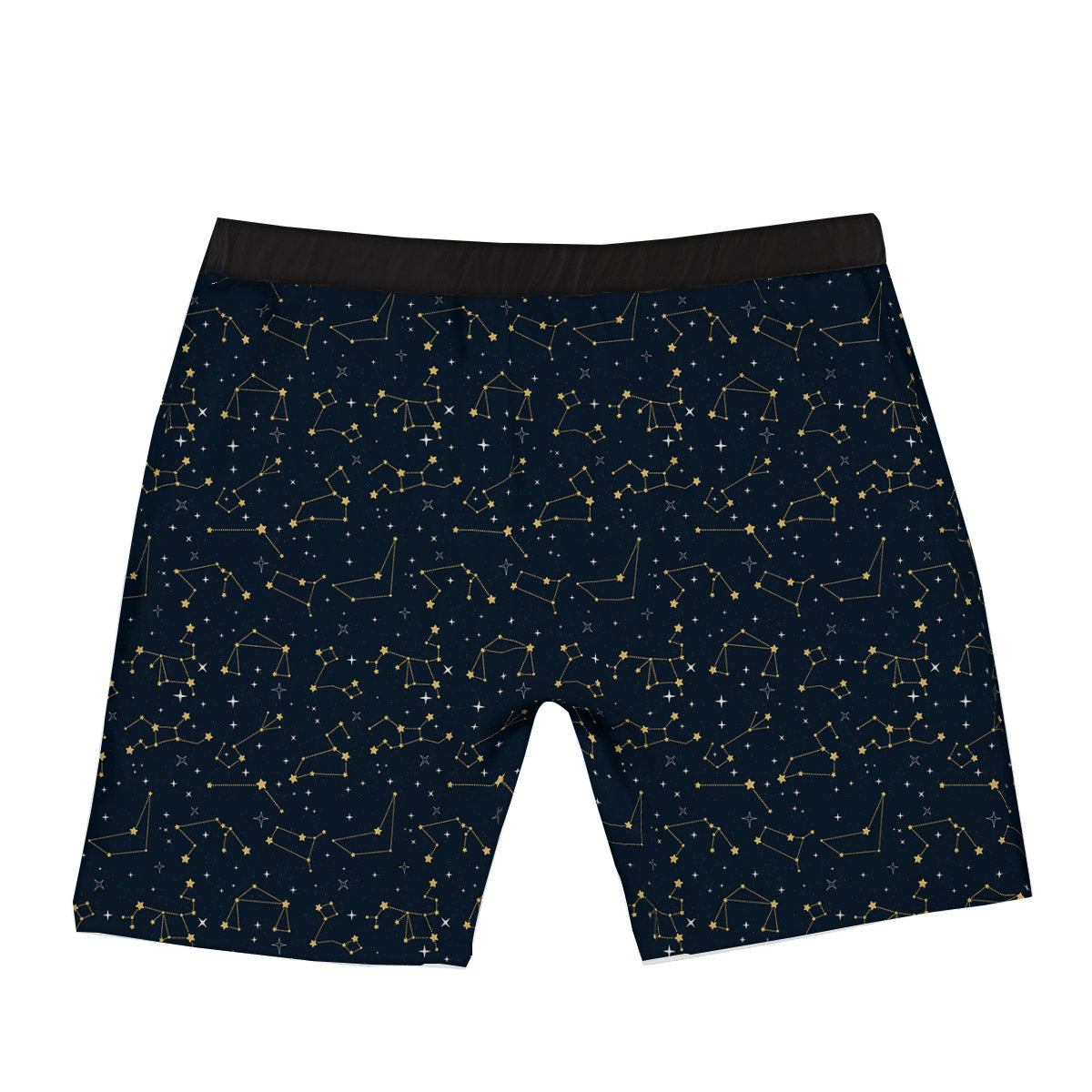 Sky Map Constellation Print Pattern Boxer Briefs-grizzshop
