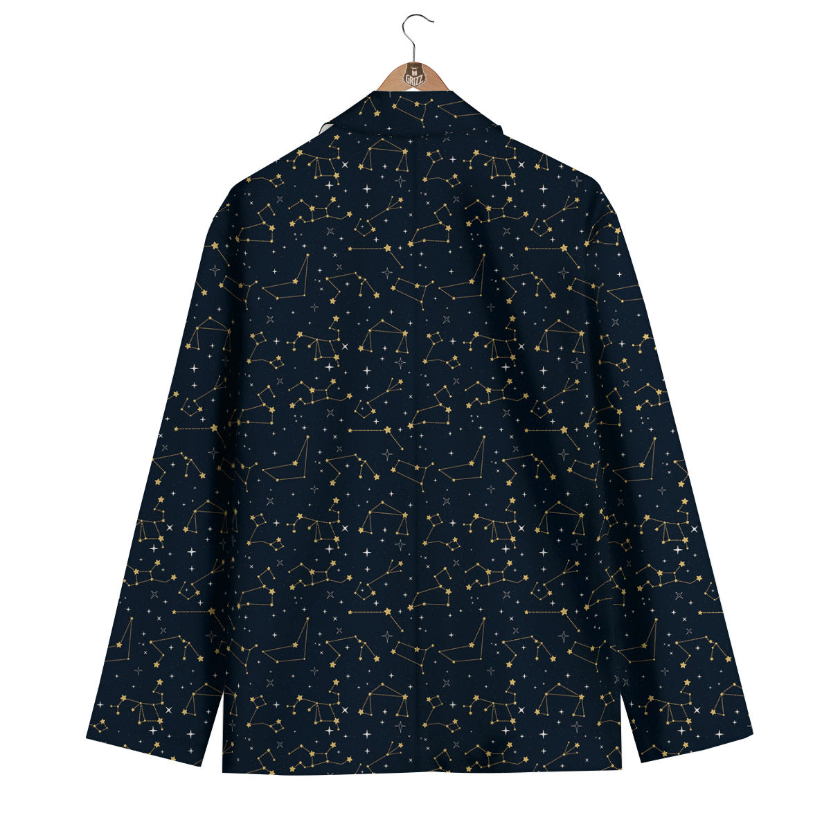 Sky Map Constellation Print Pattern Men's Blazer-grizzshop