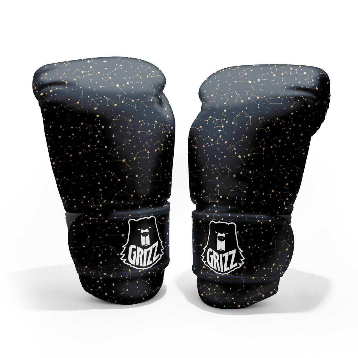 Sky Map Constellation Print Pattern Pro Boxing Glove
