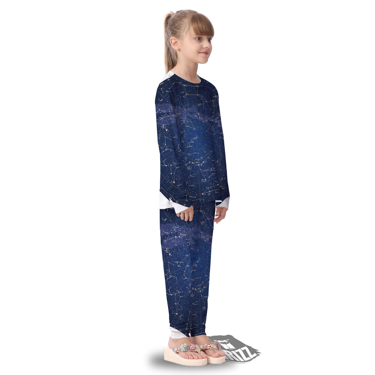 Sky Map Constellation Print copy Kid's Pajamas-grizzshop