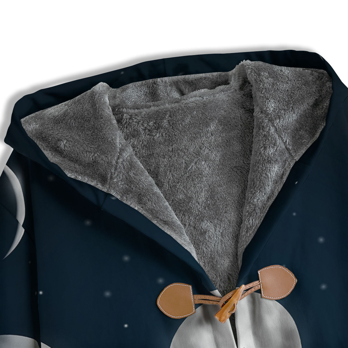 Sky Moon Night Phase Print Men's Windbreaker Jacket-grizzshop