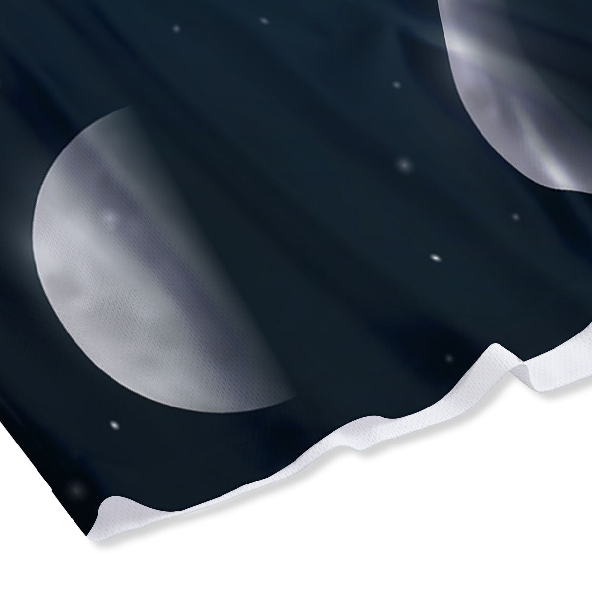 Sky Moon Night Phase Print Mesh Shorts