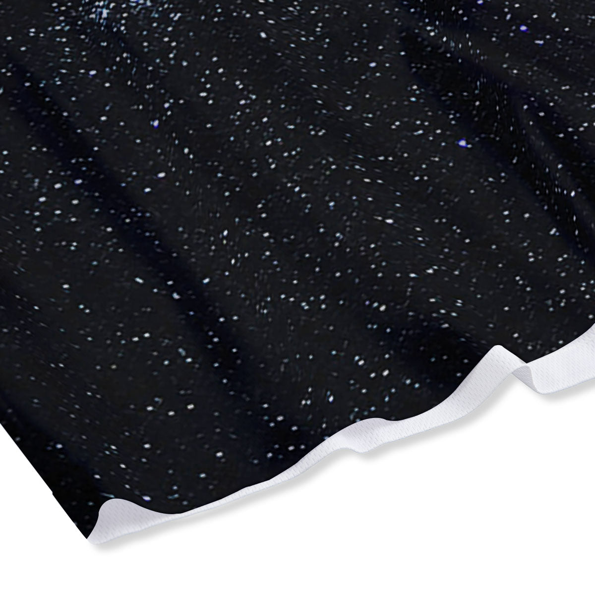 Sky Night Full Moon Print Mesh Shorts
