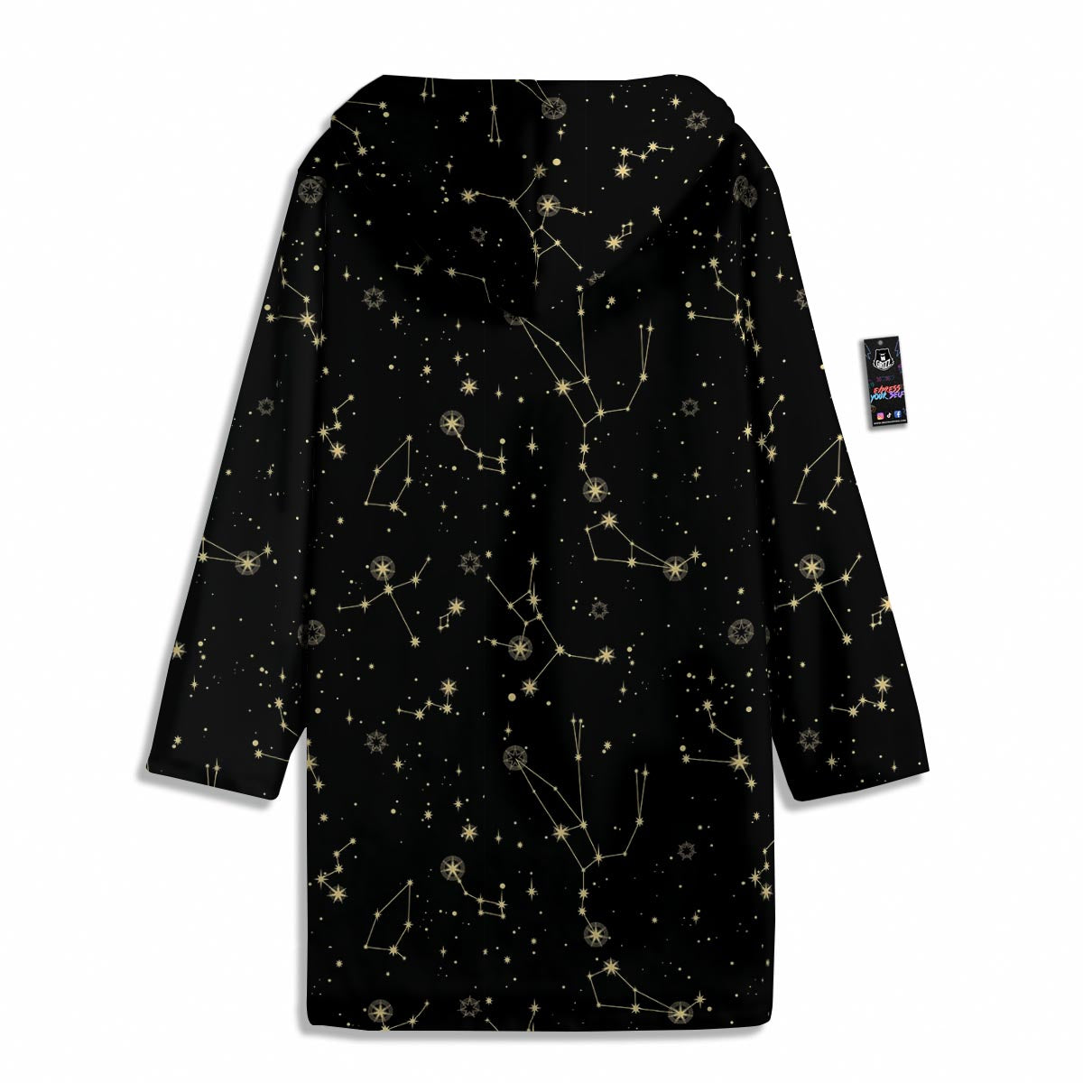 Sky Star Print Pattern Men's Windbreaker Jacket-grizzshop
