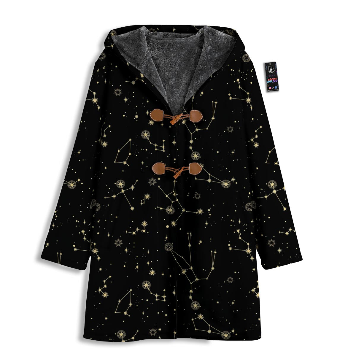 Sky Star Print Pattern Men's Windbreaker Jacket-grizzshop