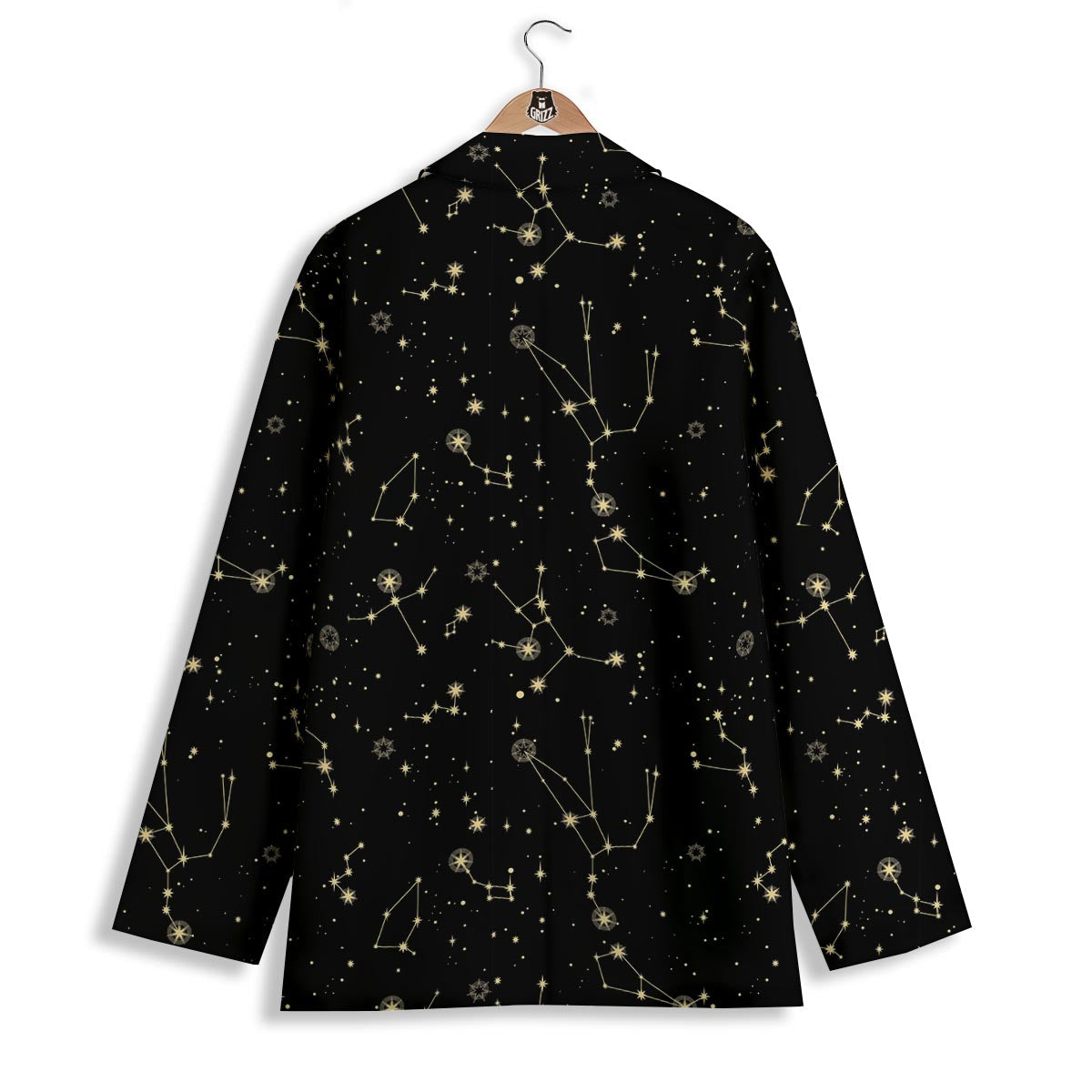 Sky Star Print Pattern Women's Blazer-grizzshop