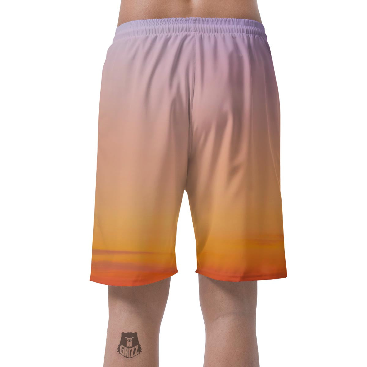 Sky Sunrise Print Men's Shorts-grizzshop