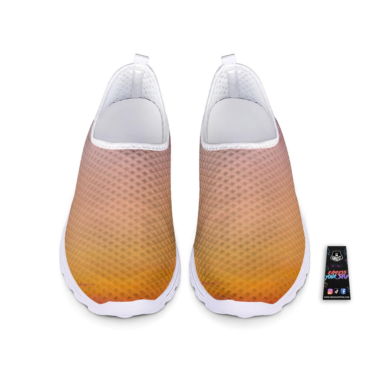 Sky Sunrise Print Nurse Shoes-grizzshop