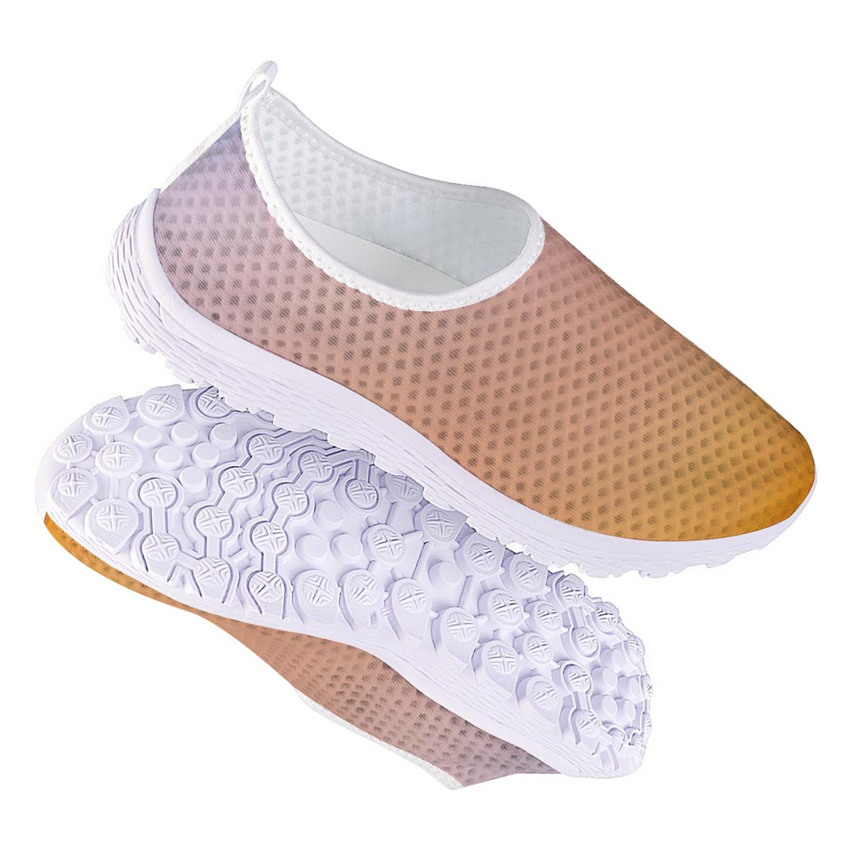 Sky Sunrise Print Nurse Shoes-grizzshop