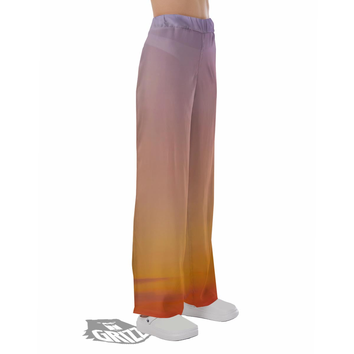 Sky Sunrise Print Pajama Pants-grizzshop
