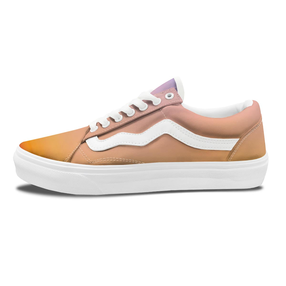 Sky Sunrise Print Skate Shoes-grizzshop