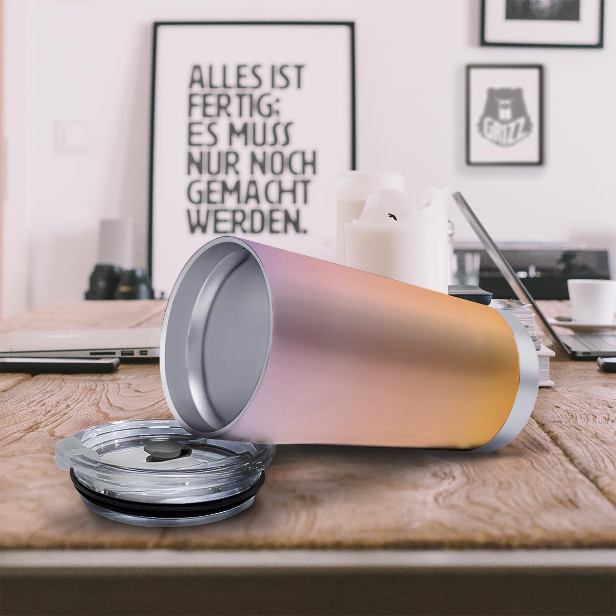 Sky Sunrise Print Tumbler-grizzshop